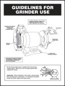Safety Awareness Poster: Guidelines For Grinder Use