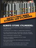 Safety Posters: Safety First When Storing Gas Cylinders