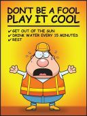 Safety Posters: Don't Be A Fool - Play It Cool