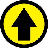 Pavement Print™ Sign: Arrow