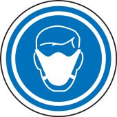 Pavement Print™ Sign: Face Mask Symbol