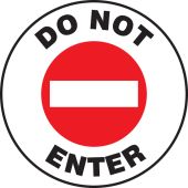 Pavement Print™ Sign: Do Not Enter