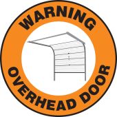 Pavement Print™ Sign: Warning Overhead Door
