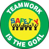 Pavement Print™ Sign: Team Work Is The Goal