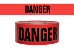 DANGER REPULPABLE BARRICADE TAPE