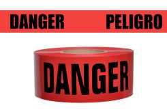 DANGER REPULPABLE BARRICADE TAPE