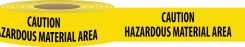 Tough-Mark™ Cold High Performance Marking Tape: Caution Hazardous Material Area