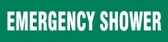 Slip-Gard™ Message Floor Strips: Emergency Shower