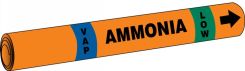 IIAR Cling-Tite Ammonia Pipe Marker: (blank)/VAP/LOW