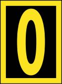 REFLECTIVE NUMBERS 1.5" 0-9