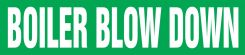 ASME (ANSI) Pipe Marker: Boiler Blow Down