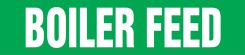 ASME (ANSI) Pipe Marker: Boiler Feed