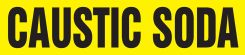 ASME (ANSI) Pipe Marker: Caustic Soda
