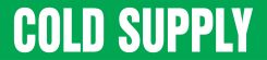 ASME (ANSI) Pipe Marker: Cold Supply