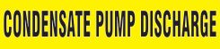 ASME (ANSI) Pipe Marker: Condensate Pump Discharge
