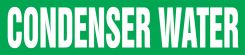 ASME (ANSI) Pipe Marker: Condenser Water