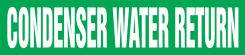 ASME (ANSI) Pipe Marker: Condenser Water Return