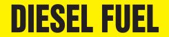 ASME (ANSI) Pipe Marker: Diesel Fuel