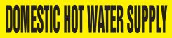ASME (ANSI) Pipe Marker: Domestic Hot Water Supply