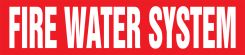 ASME (ANSI) Pipe Marker: Fire Water System
