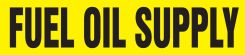 ASME (ANSI) Pipe Marker: Fuel Oil Supply