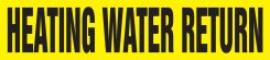 ASME (ANSI) Pipe Marker: Heating Water Return
