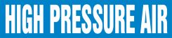 ASME (ANSI) Pipe Marker: High Pressure Air