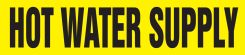 ASME (ANSI) Pipe Marker: Hot Water Supply