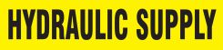 ASME (ANSI) Pipe Marker: Hydraulic Supply