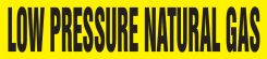 ASME (ANSI) Pipe Marker: Low Pressure Natural Gas