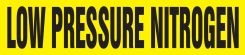 ASME (ANSI) Pipe Marker: Low Pressure Nitrogen