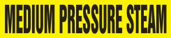 ASME (ANSI) Pipe Marker: Medium Pressure Steam