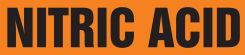 ASME (ANSI) Pipe Marker: Nitric Acid