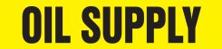 ASME (ANSI) Pipe Marker: Oil Supply