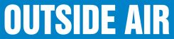 ASME (ANSI) Pipe Marker: Outside Air