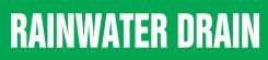 ASME (ANSI) Pipe Marker: Rainwater Drain