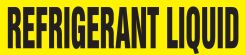 ASME (ANSI) Pipe Marker: Refrigerant Liquid