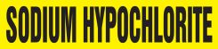 ASME (ANSI) Pipe Marker: Sodium Hypochlorite