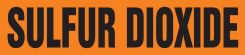 ASME (ANSI) Pipe Marker: Sulfur Dioxide