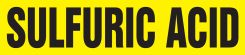 ASME (ANSI) Pipe Marker: Sulfuric Acid