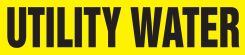 ASME (ANSI) Pipe Marker: Utility Water