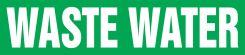ASME (ANSI) Pipe Marker: Waste Water