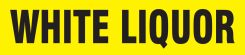 ASME (ANSI) Pipe Marker: White Liquor