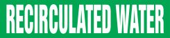 ASME (ANSI) Pipe Marker: Recirculated Water