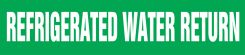 ASME (ANSI) Pipe Marker: Refrigerated Water Return
