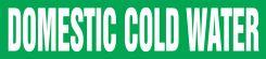 Roll Form Pipe Marker: Domestic Cold Water