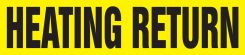 Roll Form Pipe Marker: Heating Return