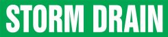 Roll Form Pipe Marker: Storm Drain