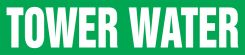 Roll Form Pipe Marker: Tower Water