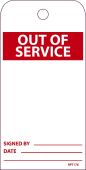 OUT OF SERVICE TAG